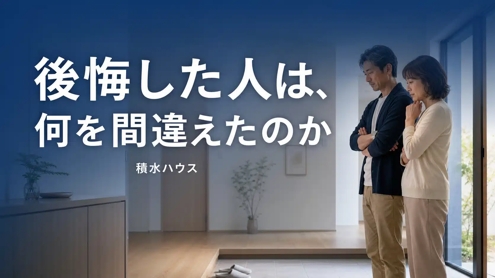 積水ハウスで後悔する人の共通点と契約前の注意点を解説するアイキャッチ