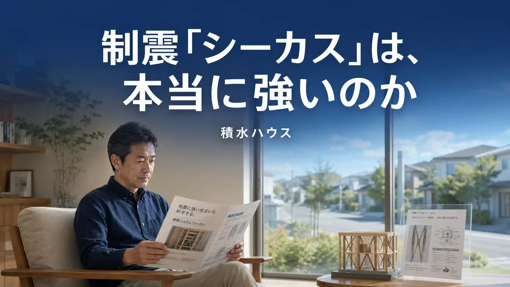 積水ハウスの制震シーカスと耐震等級3の実態を解説するアイキャッチ